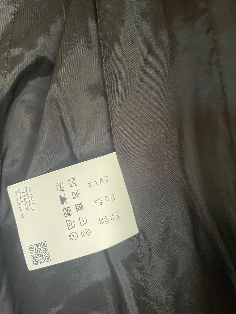 Boss Olive Green Blazer Jacket - Picture 4 of 6